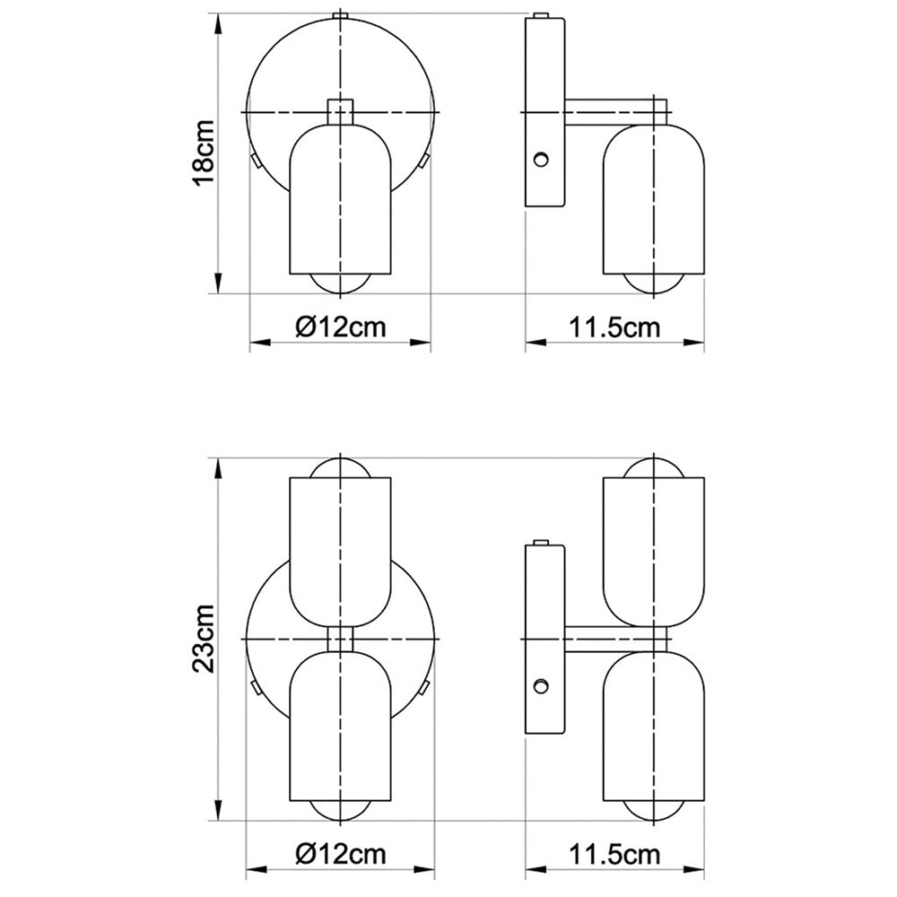 Medieval Style Wall Lamp | Iron Wall Light with E27 Bulb