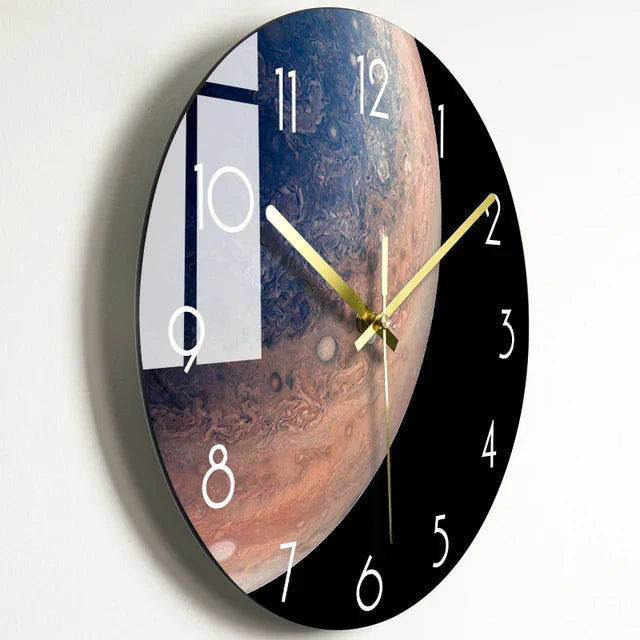 TimelessUniverse - Driven Glass Wall Clock