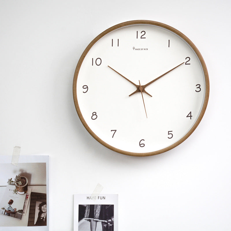 Simple - Analog Solid Wood Wall Clock for Home | Timeless and elegant design