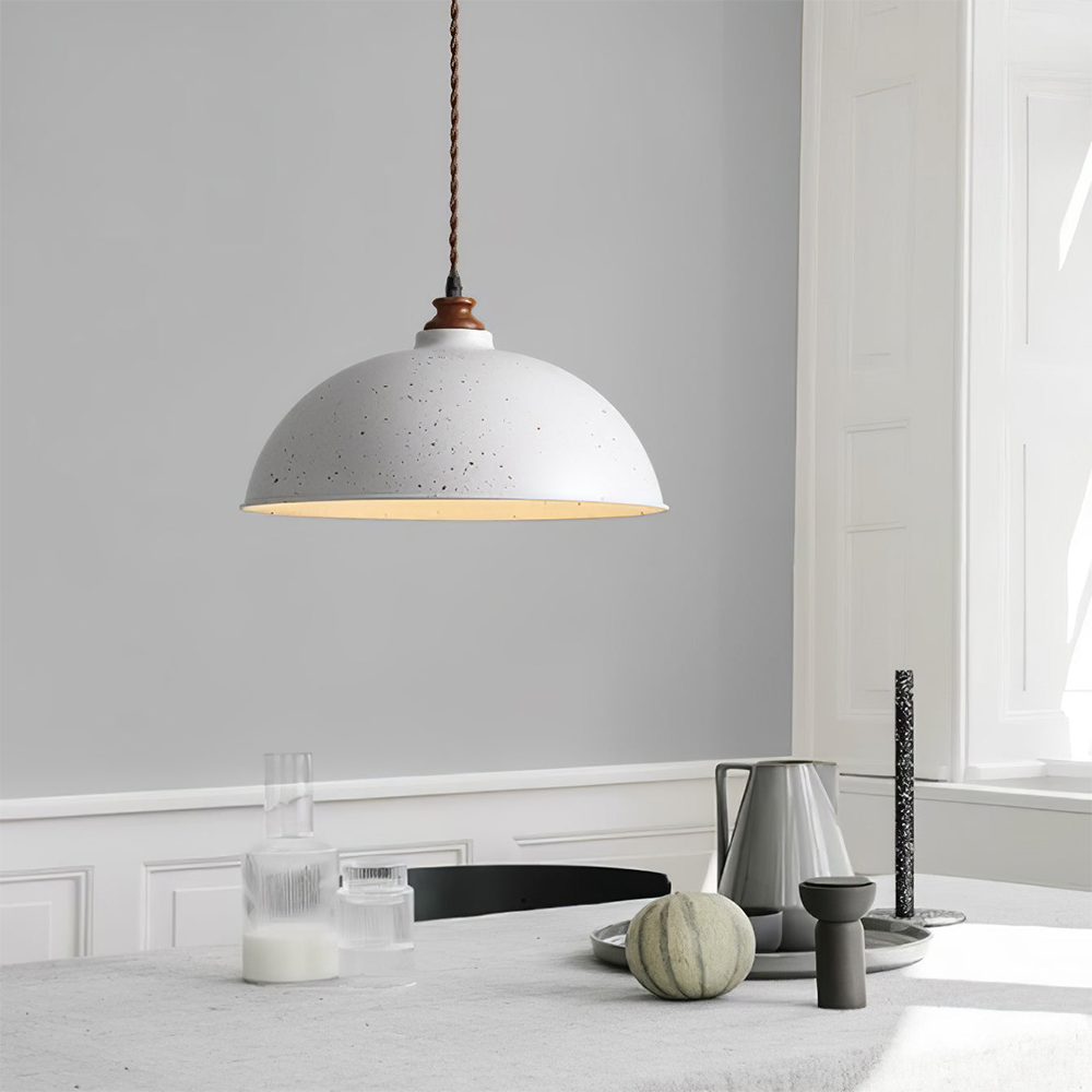 Modern Pendant Lights | Adjustable White Wrought Iron Lighting