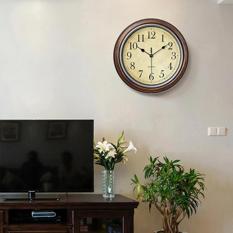 TimelessWood - Classic Wall Clock in Brown | Elegant design and enduring charm