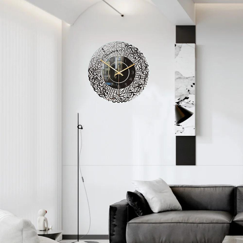 Islamiq - Stylish Islamic Wall Clock in Acrylic | A blend of tradition and modern elegance