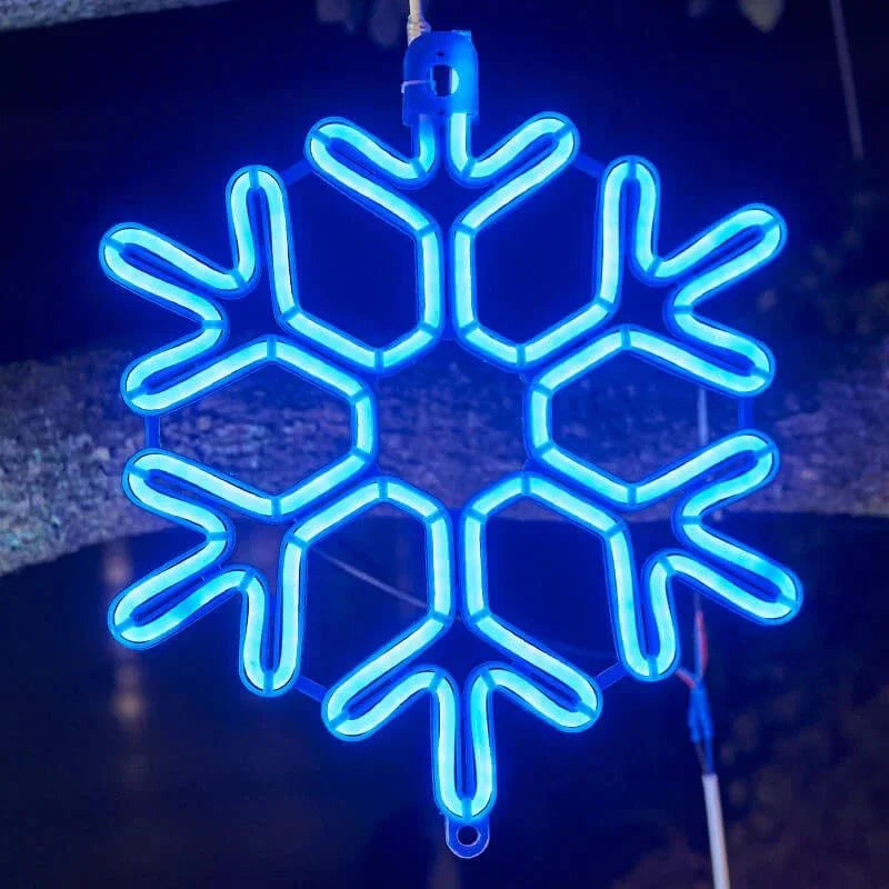 Winter Star - Sparkling Snowflake LED Lights