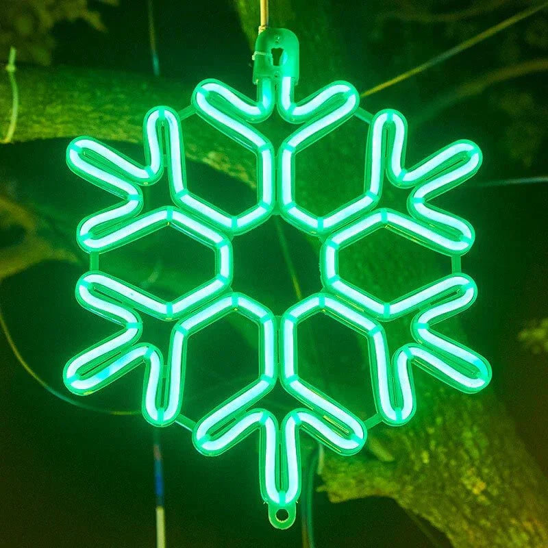 Winter Star - Sparkling Snowflake LED Lights