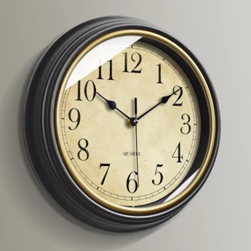 TimelessWood - Classic Wall Clock in Brown | Elegant design and enduring charm