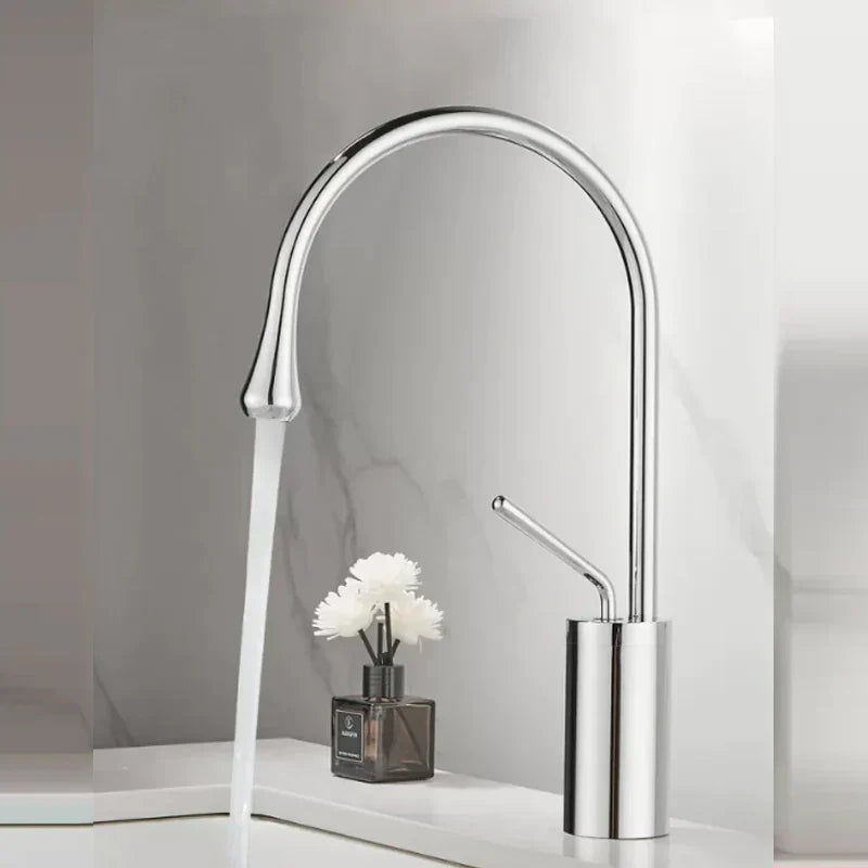 Drop Style Bathroom Sink Faucet | Sleek Modern Design and Functionality