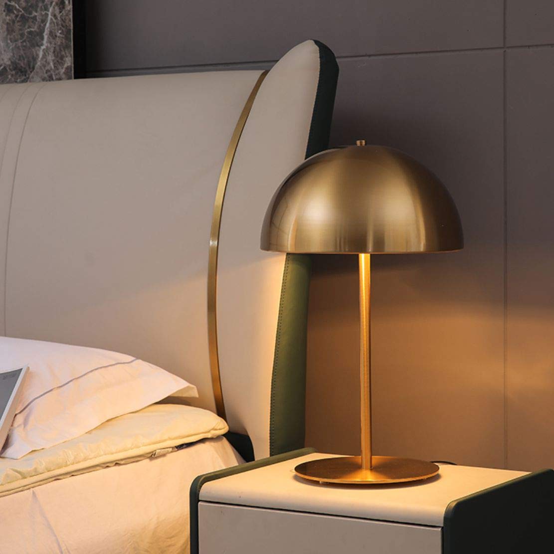 Modern Mushroom Bedside Lamp Collection | Elegant Metal Table Lamps