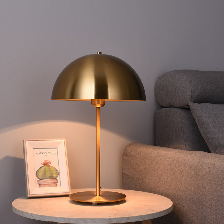 Modern Mushroom Bedside Lamp Collection | Elegant Metal Table Lamps