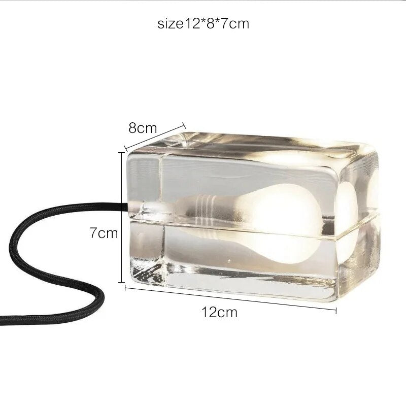 Crystal Clear - Table Lamp Transparent