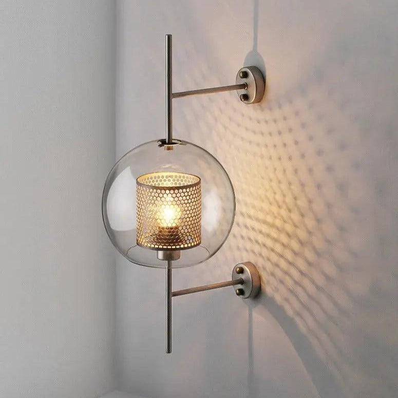 Luxury Wall Lights | Modern Nordic Design with Glass and Metal Finish