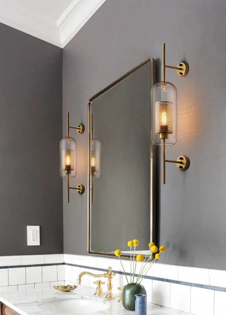 Luxury Wall Lights | Modern Nordic Design with Glass and Metal Finish