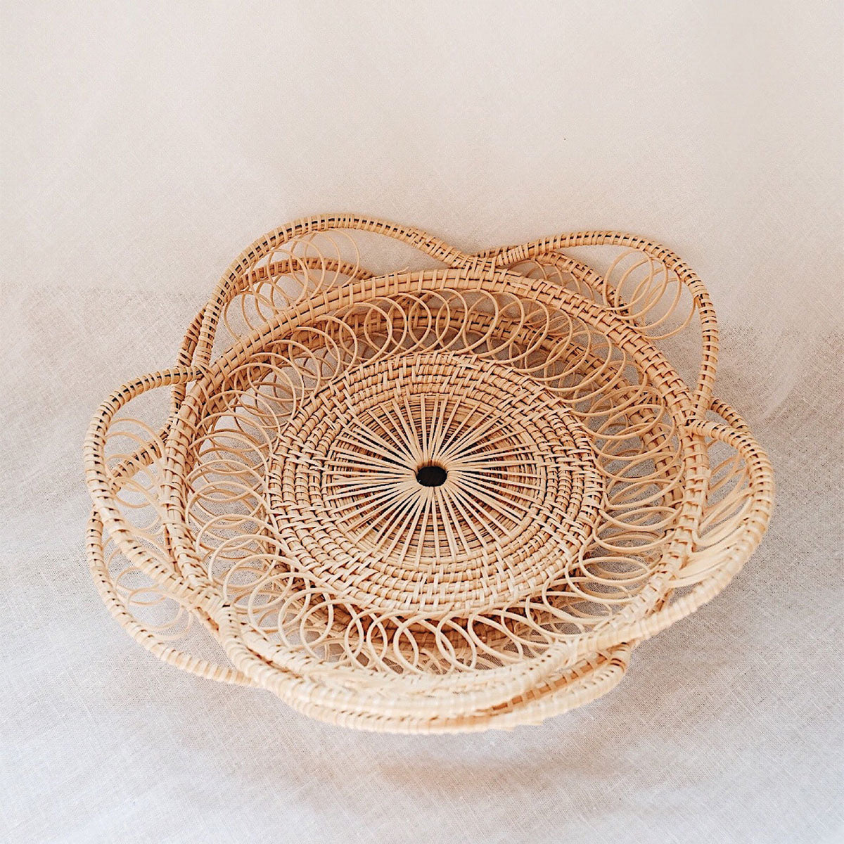 Artisan Natural Woven Trays| Elegant Handmade Storage Solutions