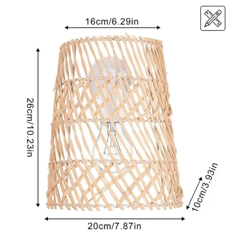 ArtisanElegance - Rattan Wall Lamp