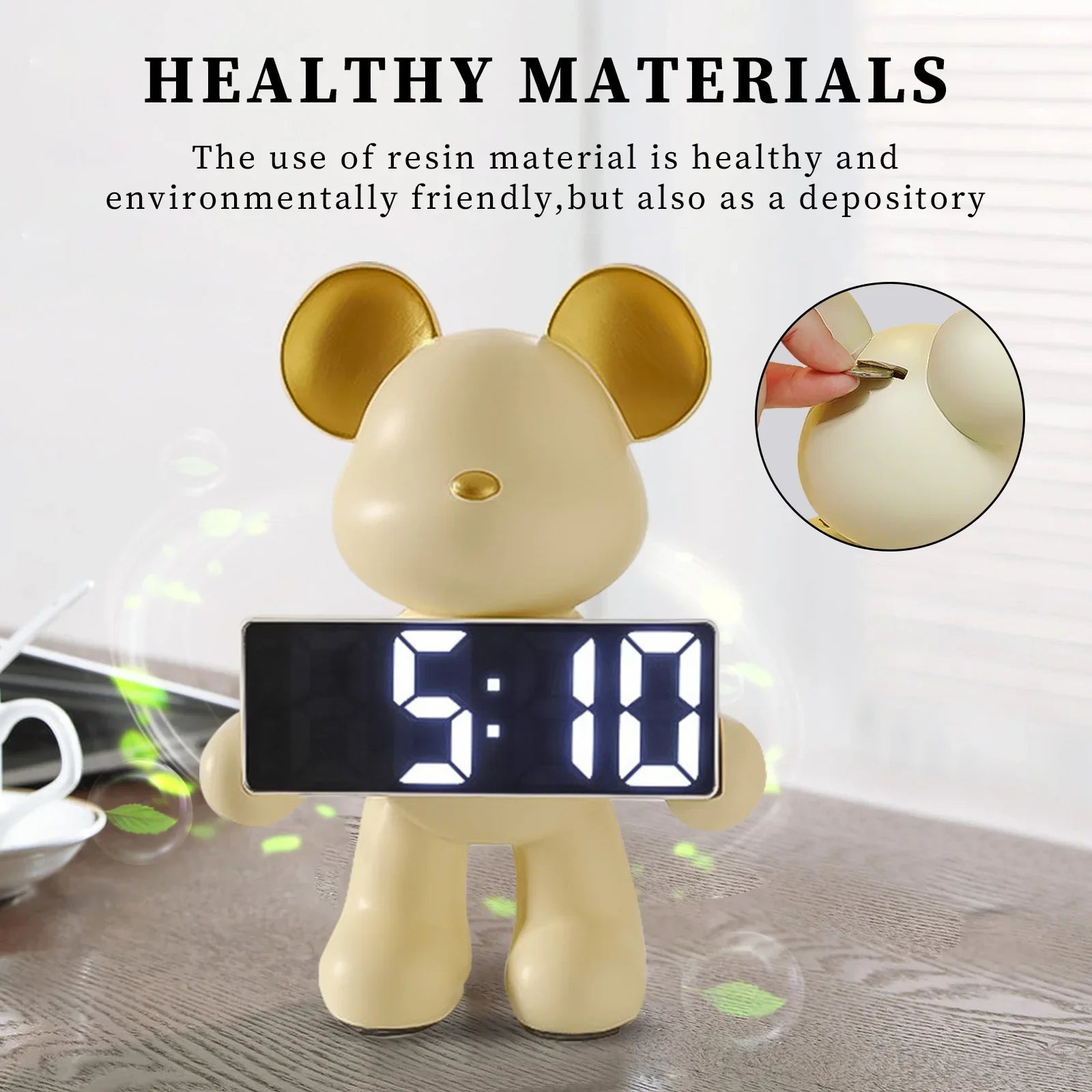 TeddyTick - Miniature Bear Clock