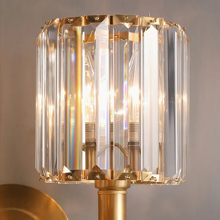 CrystalElegance | Luxury Crystal Wall Lamp