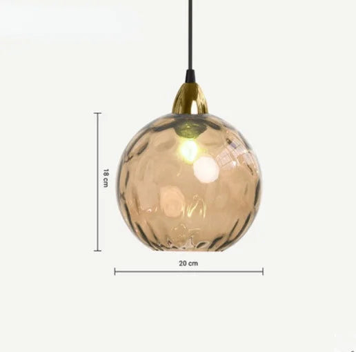 Crystal Globe - Glass Ball Pendant Light