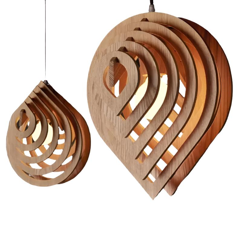 Modern Wooden Pendant | Light Collection