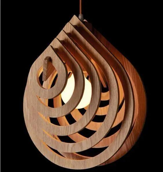 Modern Wooden Pendant | Light Collection