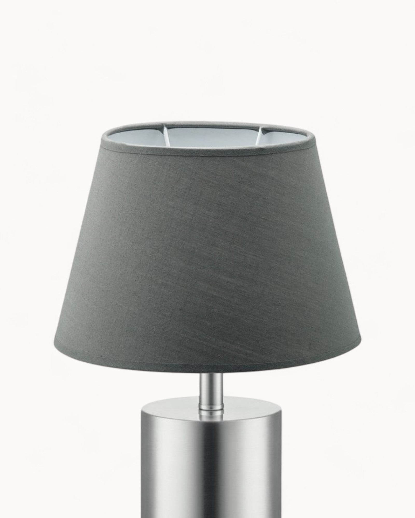 Largo Light – Table Lamp Largo – Industrial Style – Matte Nickel with Anthracite Shade – Energy Efficient E27