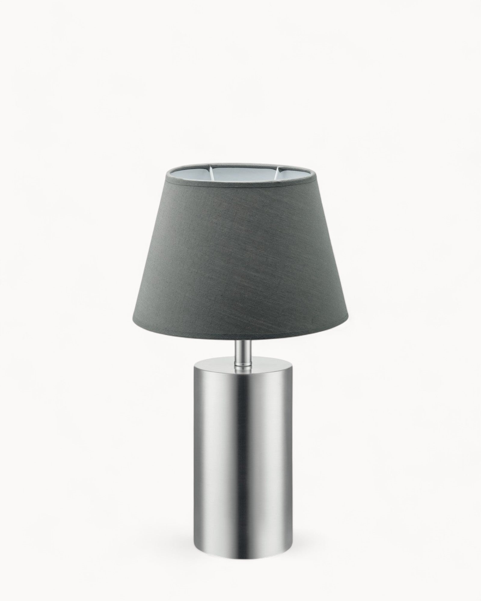 Largo Light – Table Lamp Largo – Industrial Style – Matte Nickel with Anthracite Shade – Energy Efficient E27