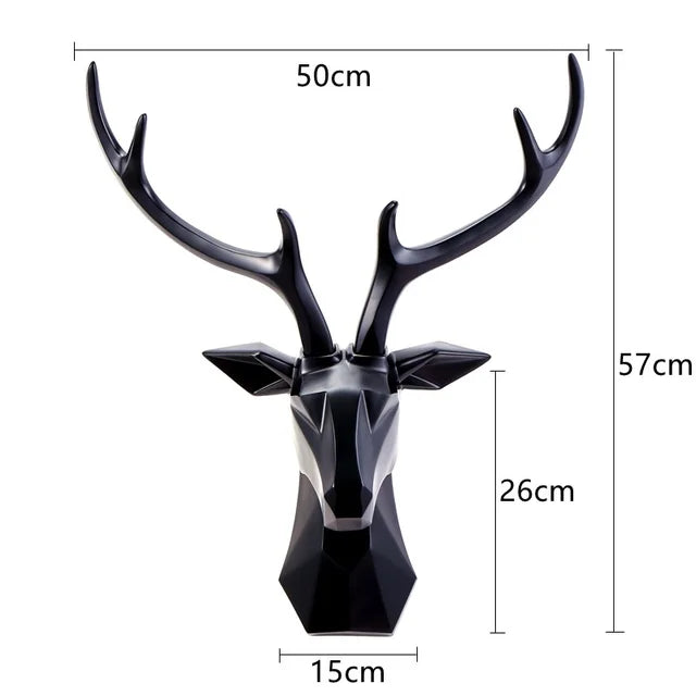 MajesticStag - 3D Deer Head Statue