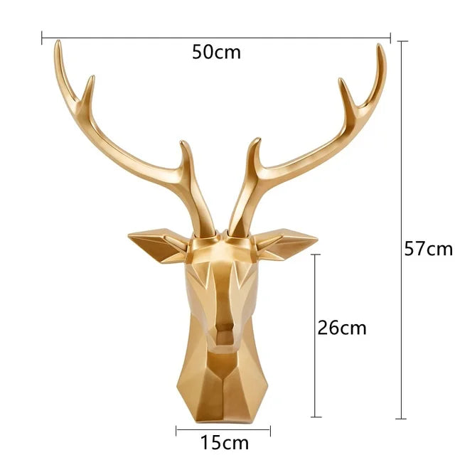 MajesticStag - 3D Deer Head Statue