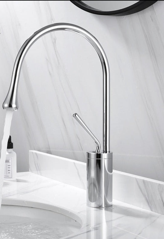 Drop Style Bathroom Sink Faucet | Sleek Modern Design and Functionality