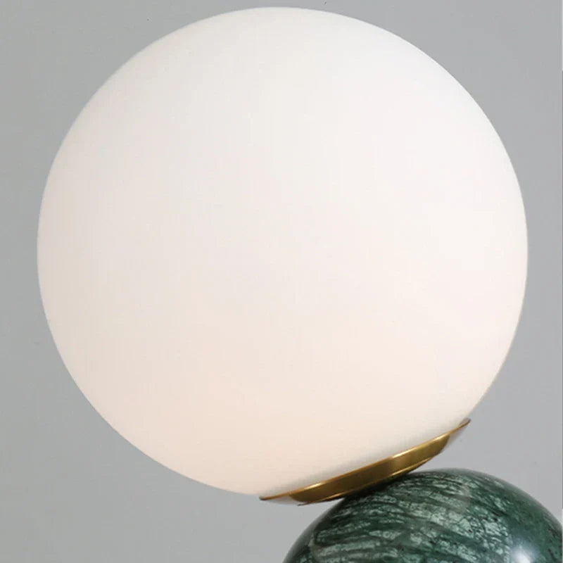 MarbleLustre | Marble Round Glass Lamp