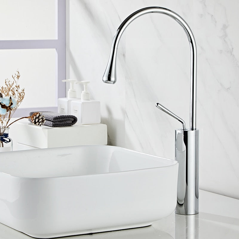 Drop Style Bathroom Sink Faucet | Sleek Modern Design and Functionality