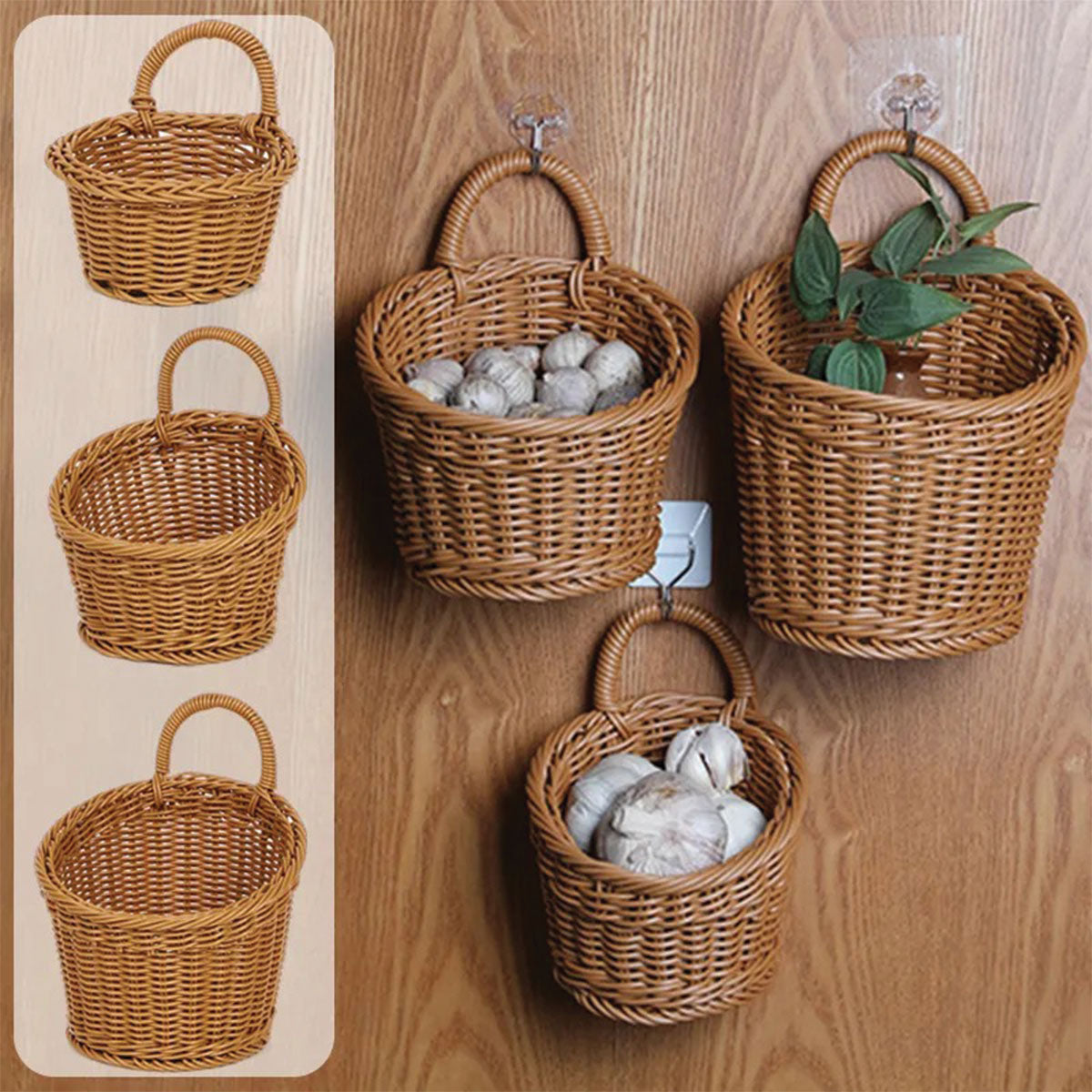 Handwoven Hanging Baskets | Artisan Storage Solutions