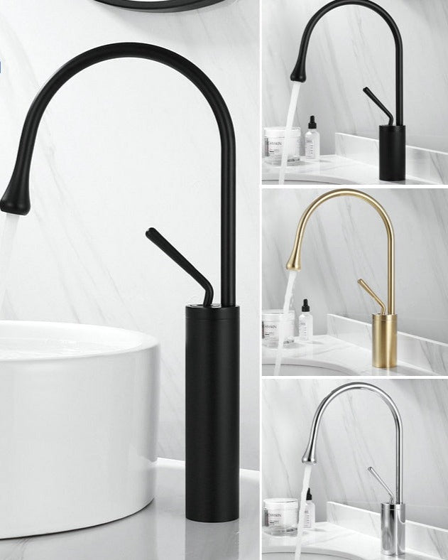 Drop Style Bathroom Sink Faucet | Sleek Modern Design and Functionality