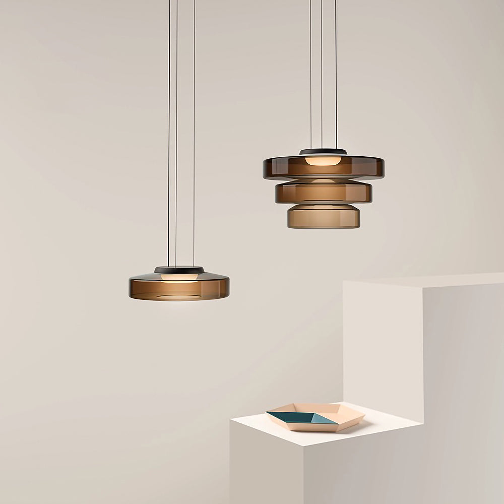 Modern Glass Pendant Lights | Adjustable LED Hanging Lamps