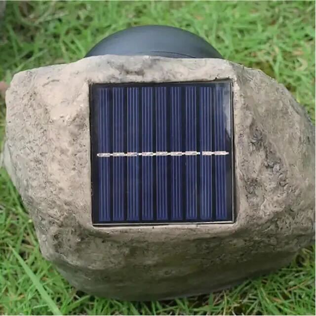 Rocksolar - Stone Outdoor Solar Lamp