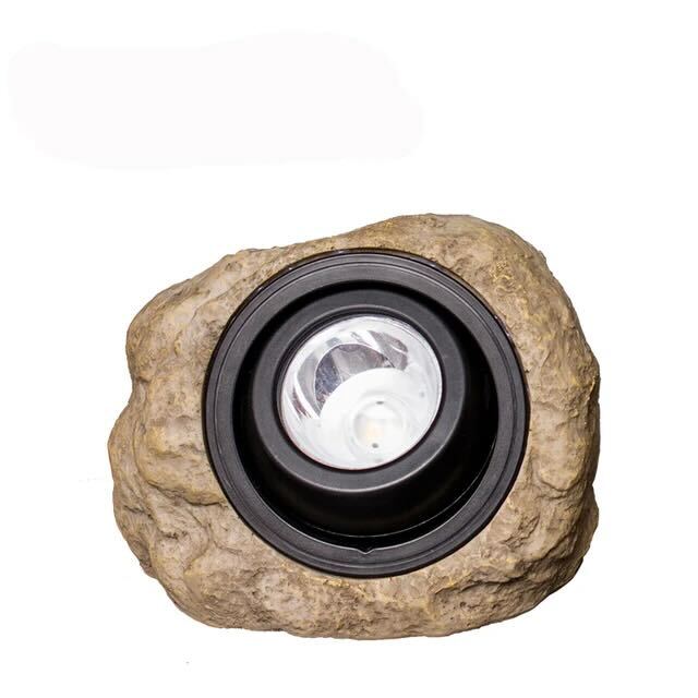 Rocksolar - Stone Outdoor Solar Lamp