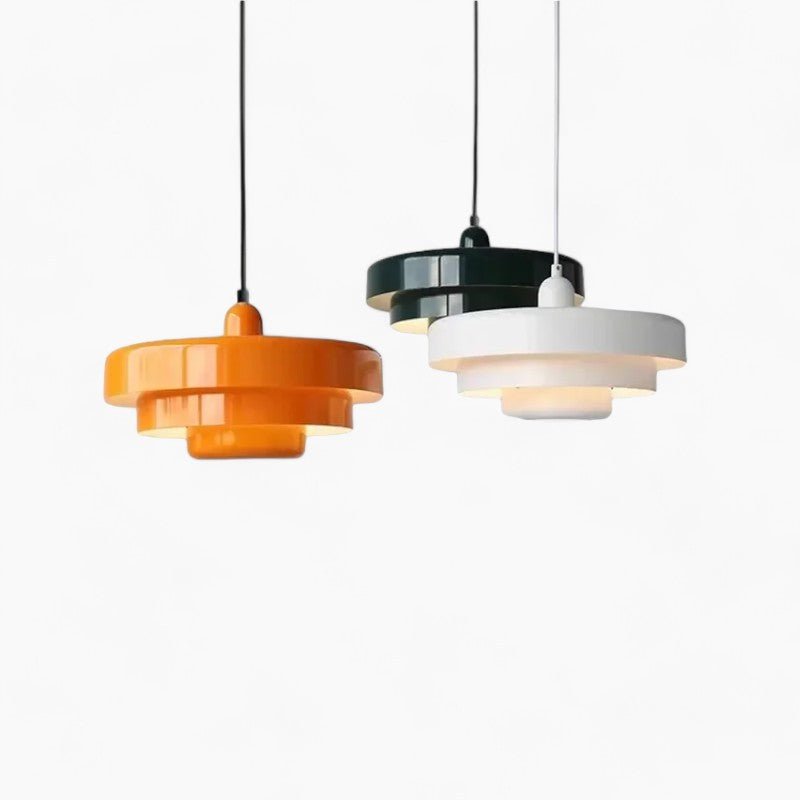 Modern Carbon Steel Pendant Lamp | E27 Light Source