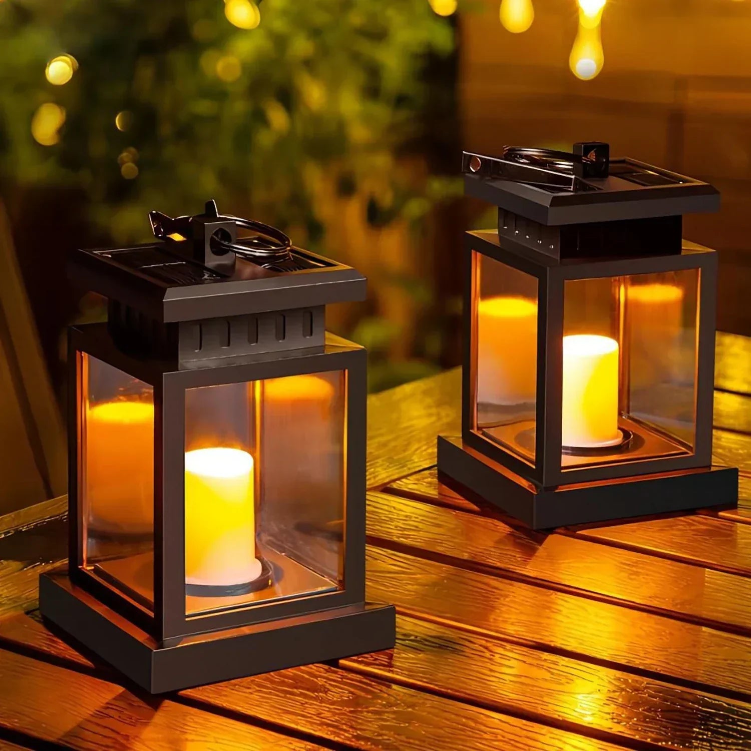 FloralGlow - Elegant Garden Lantern