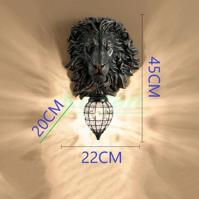 EuroStyle - Majestic Lion Head Light