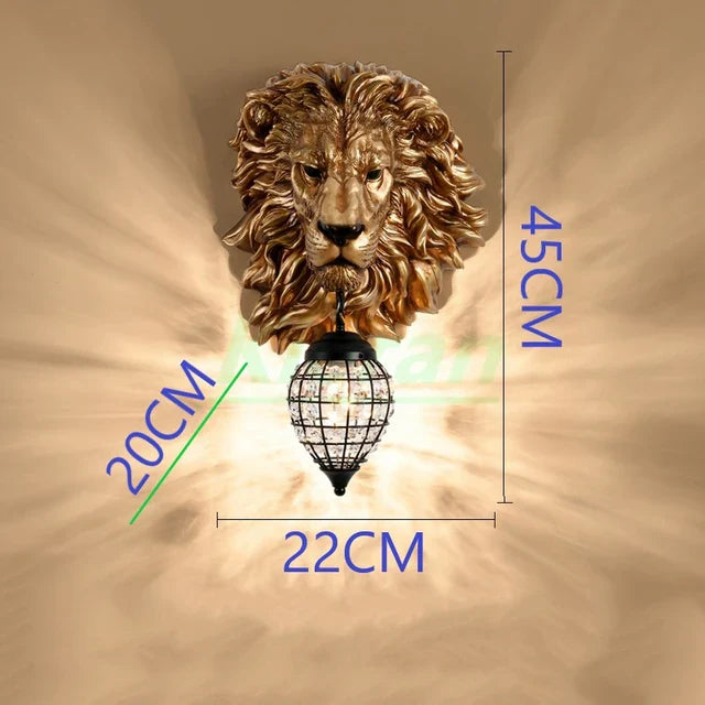 EuroStyle - Majestic Lion Head Light