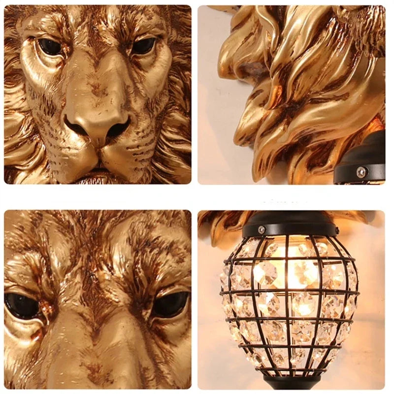 EuroStyle - Majestic Lion Head Light