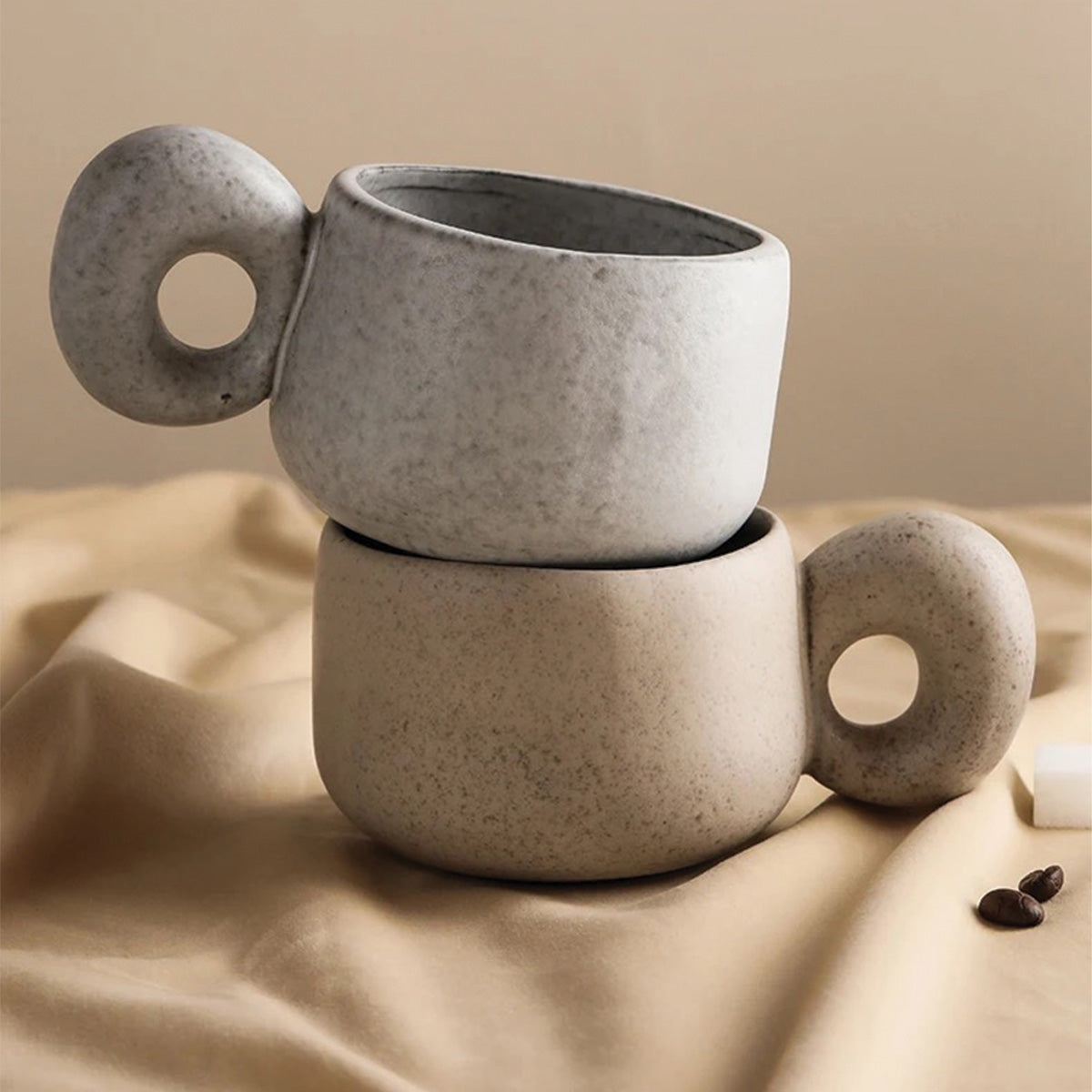 Louv Handmade Stone Mugs | Unique Ceramic Drinkware