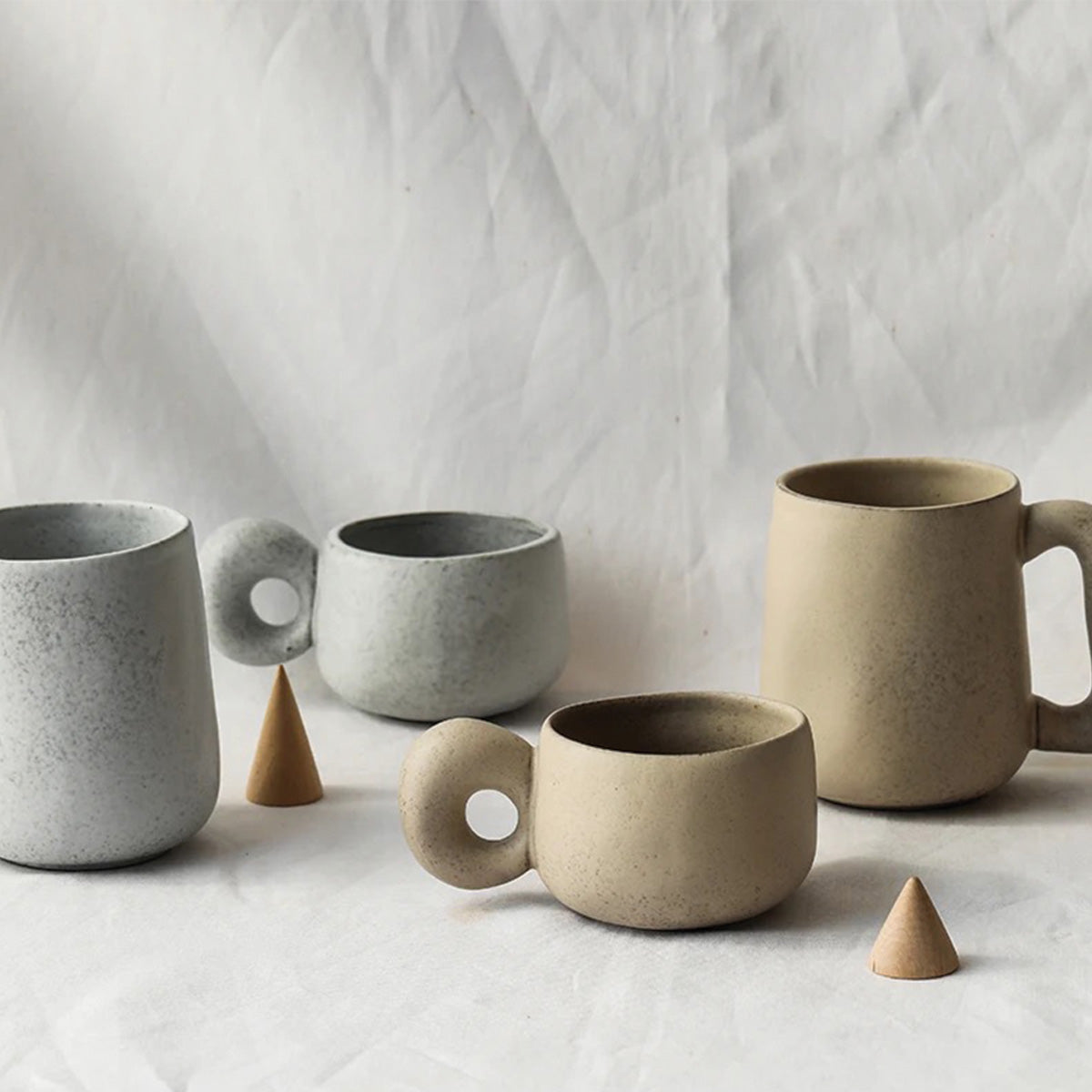 Louv Handmade Stone Mugs | Unique Ceramic Drinkware