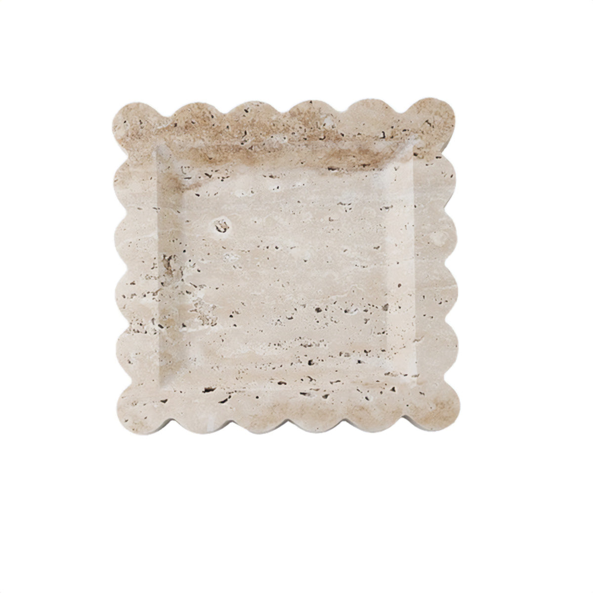 Marble Trays with Wavy Edges | Elegant Stone Serving Ware