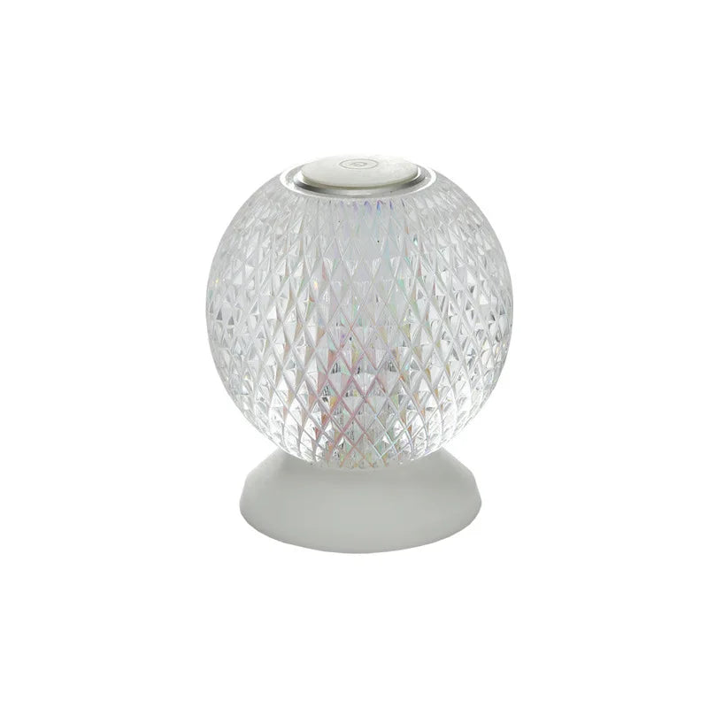 FlexiLuxe - Modern Wireless Crystal Table Lamp