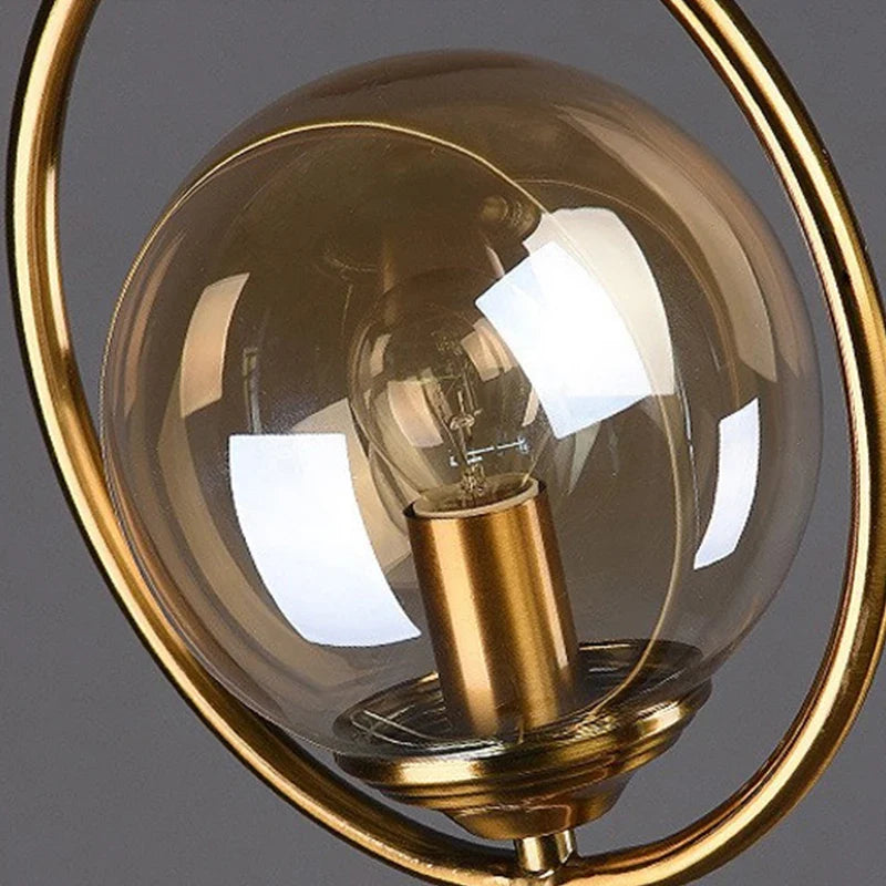 Sparkling Sphere - Glass Globe Table Lamp