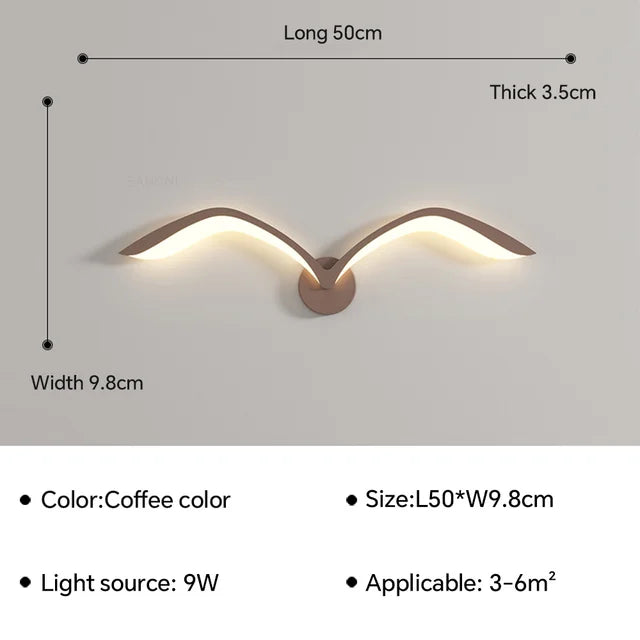 StylishLumina - Modern LED Wall Light