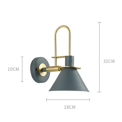 IndustriaGlow - Modern Industrial Iron Wall Light