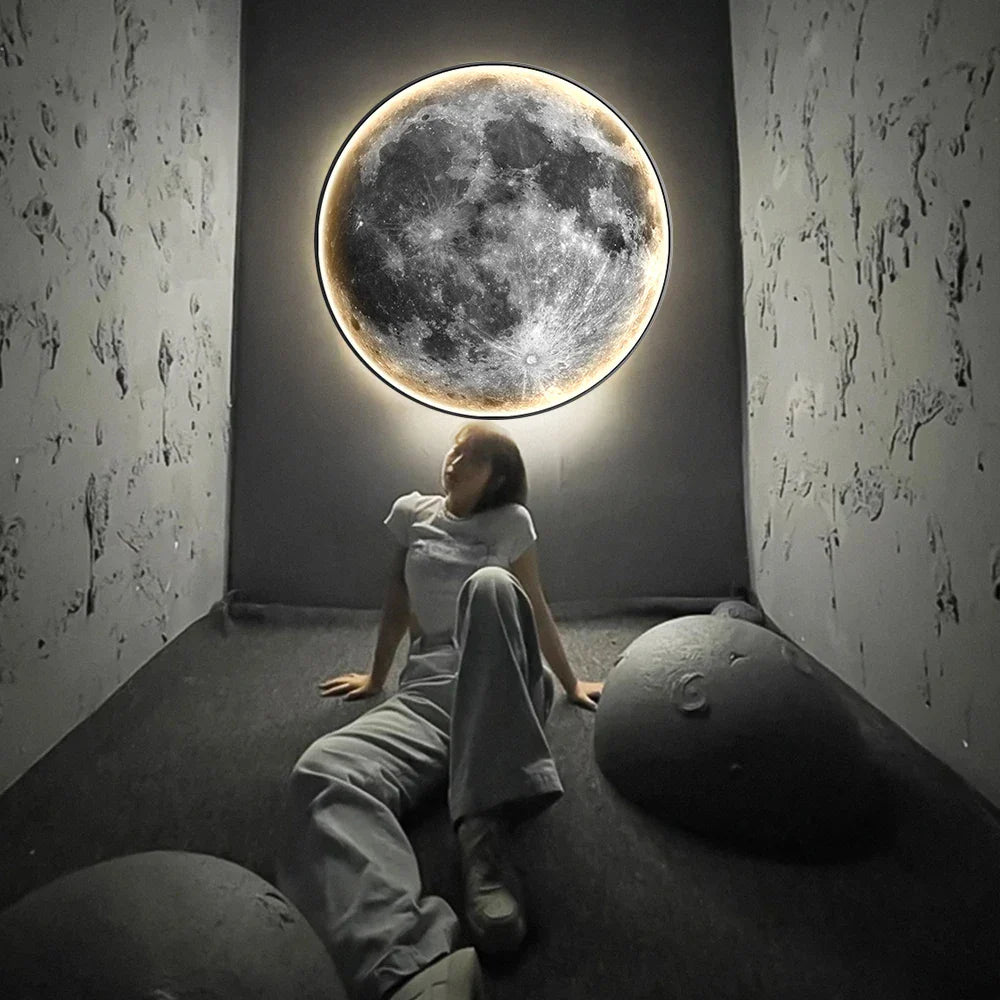 LunaLux - LED Moon Wall Light