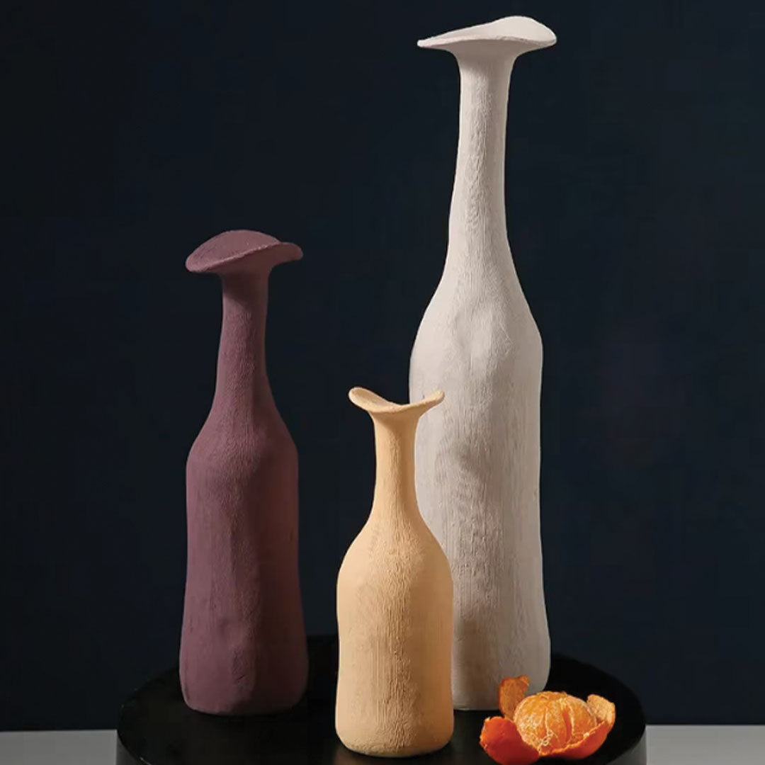 Modern Morandi Ceramic Vase | Sleek, Sophisticated Accent Piece