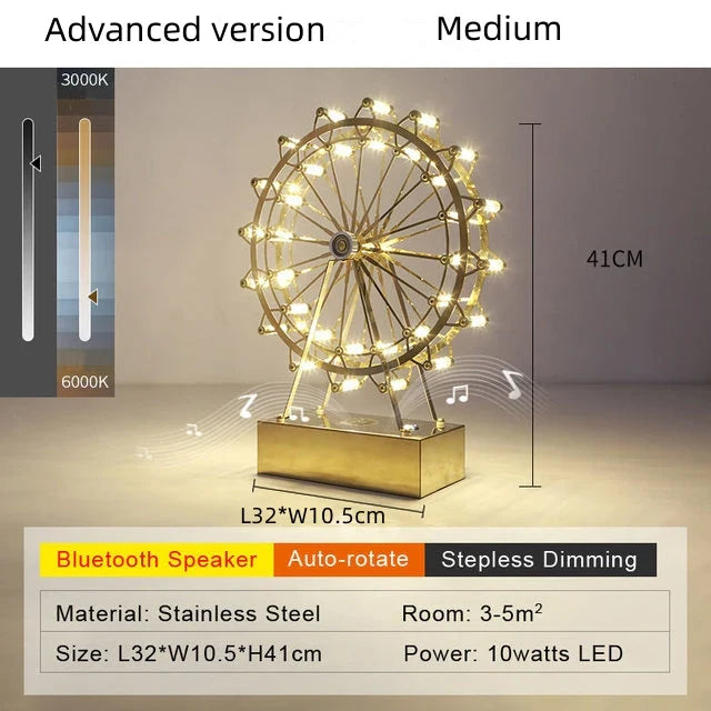 DutchGlow - Giant Ferris Wheel Table Lamp