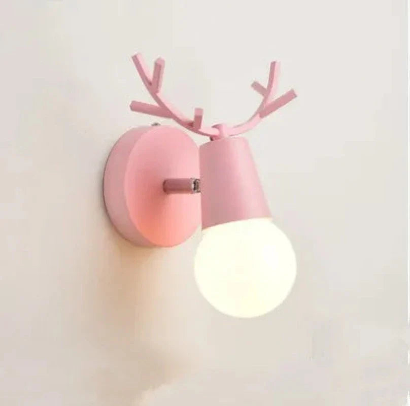 AntlerGlow - Macaron Antler Wall Lamp